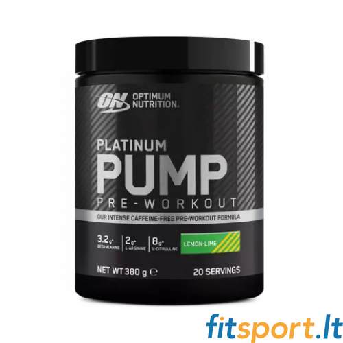 Optimum Nutrition Platinum Pump Предтренировочный комплекс 380 г. 